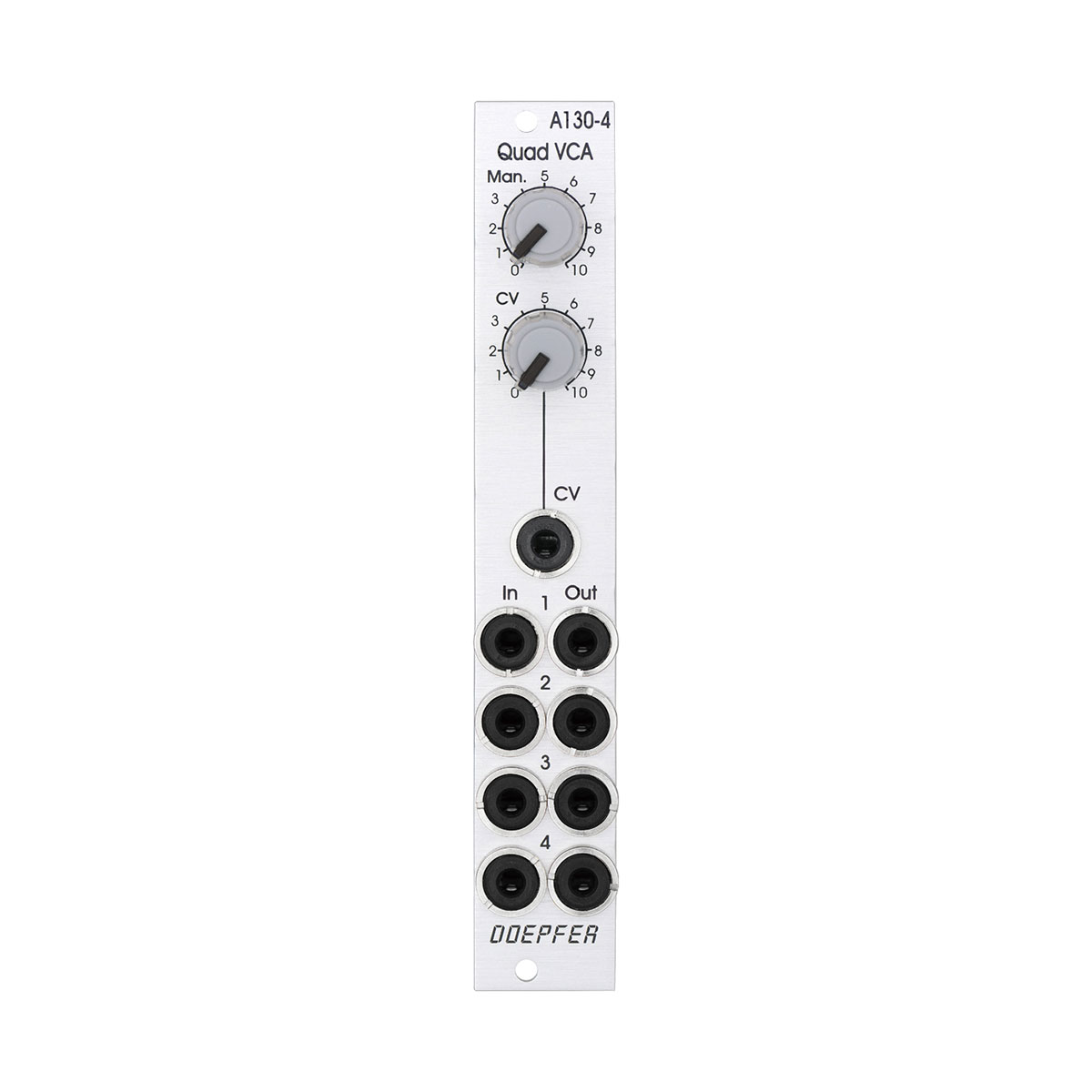 【マラソン期間中 エントリーでさらにP5倍】 Doepfer A-130-4 Quad VCA ユーロラック・モジュラーシンセサイザー ドイプファー