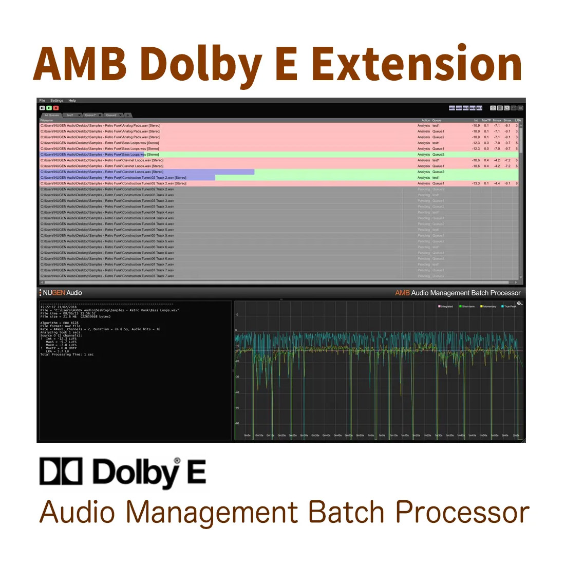 NUGEN Audio AMB Dolby E Extension ニュージェン・オーディオ [メール納品 代引き不可]