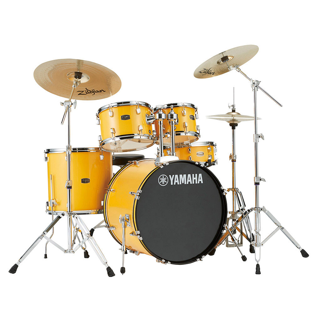 【マラソン期間中 エントリーでさらP5倍】YAMAHA RYDEEN RDP2F5STD YL ドラムセット メローイエロー 【バスドラム22インチ仕様】 ヤマハ ライディーン｜島村楽器