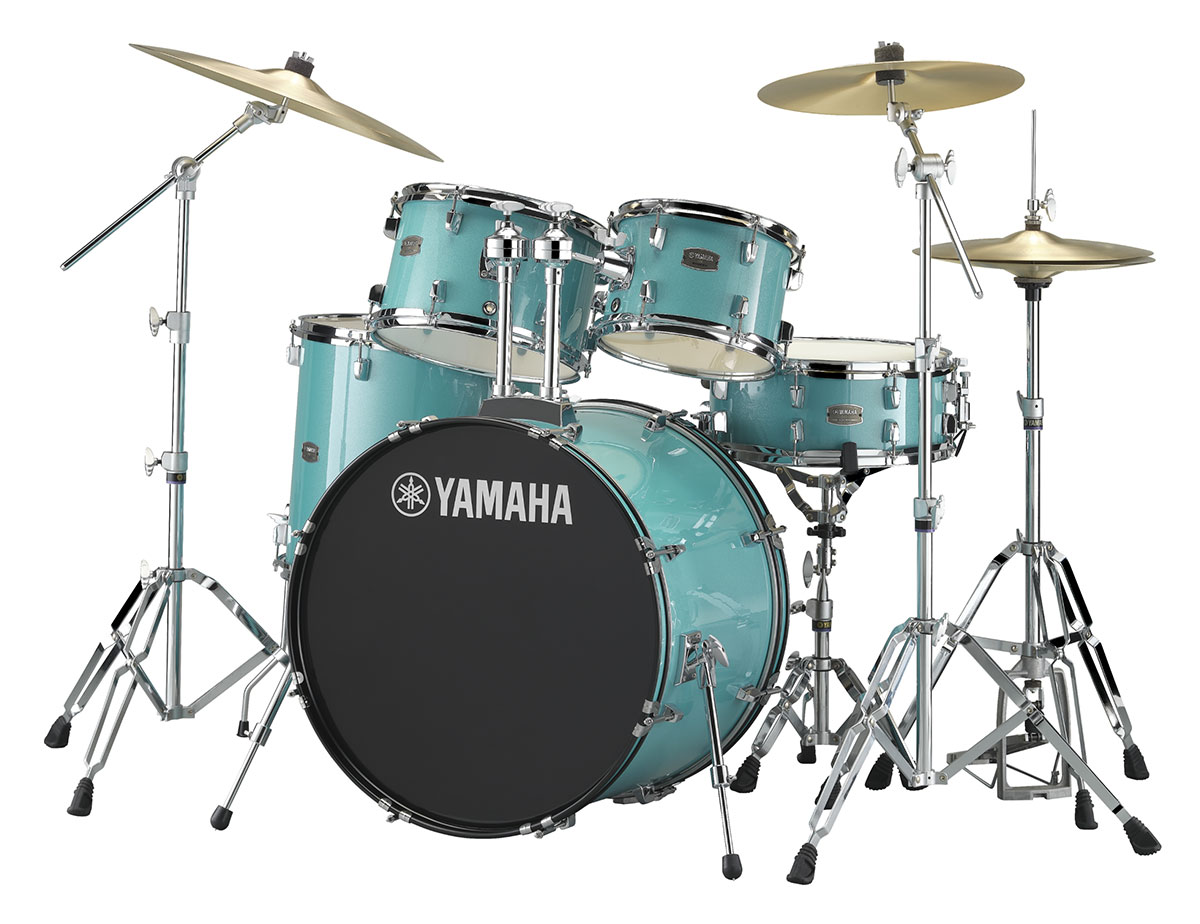 【マラソン期間中 エントリーでさらP5倍】YAMAHA RYDEEN RDP2F5STD2 TQG ドラムセット ターコイズグリッター 【バスドラム22インチ仕様】 ヤマハ ライディーン｜島村楽器