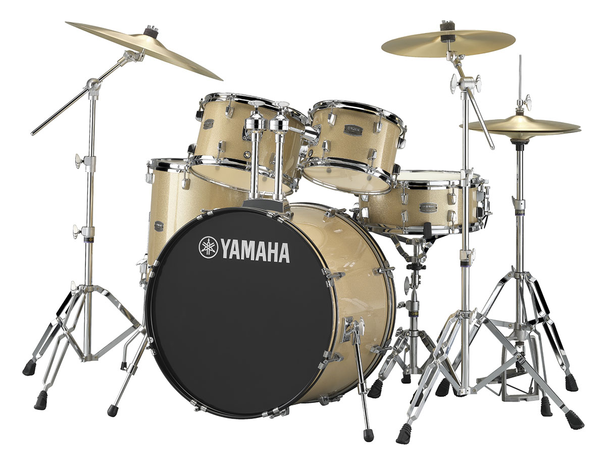 【マラソン期間中 エントリーでさらP5倍】YAMAHA RYDEEN RDP2F5STD2 CPG ドラムセット シャンパングリッター 【バスドラム22インチ仕様】 ヤマハ ライディーン｜島村楽器