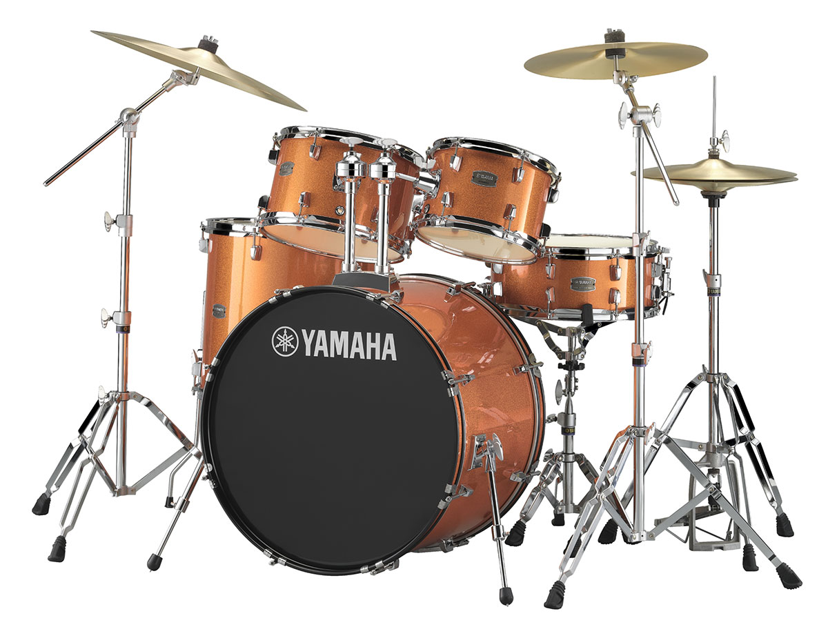 【マラソン期間中 エントリーでさらP5倍】YAMAHA RYDEEN RDP2F5STD2 ORG ドラムセット オレンジグリッター 【バスドラム22インチ仕様】 ヤマハ ライディーン｜島村楽器