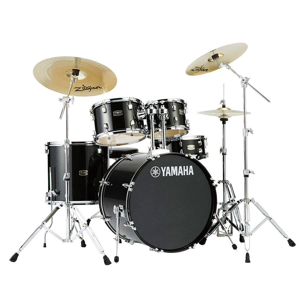 【マラソン期間中 エントリーでさらP5倍】YAMAHA RYDEEN RDP0F5STD BLG ドラムセット ブラックグリッター 【バスドラム20インチ仕様】 ヤマハ ライディーン｜島村楽器