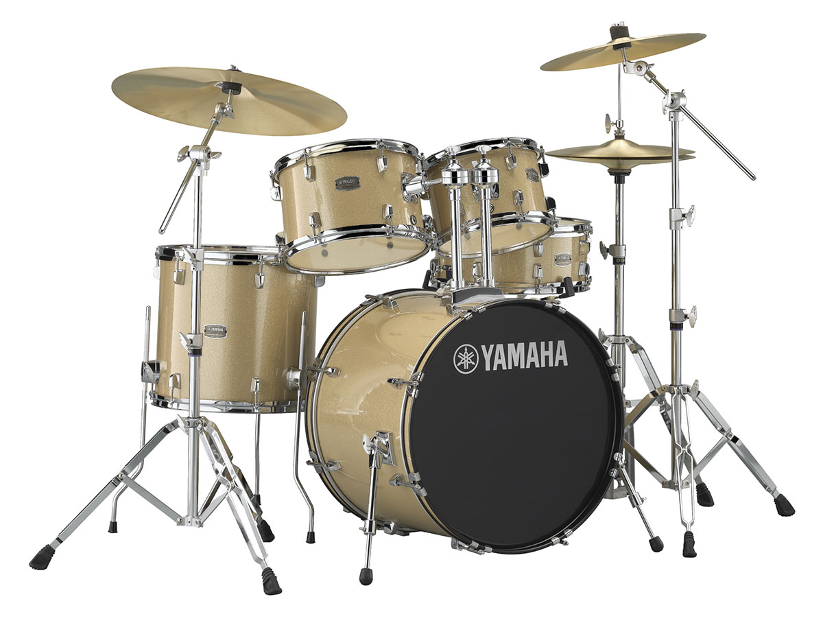 【マラソン期間中 エントリーでさらP5倍】YAMAHA RYDEEN RDP0F5STD2 CPG ドラムセット シャンパングリッター 【バスドラム20インチ仕様】 ヤマハ ライディーン｜島村楽器