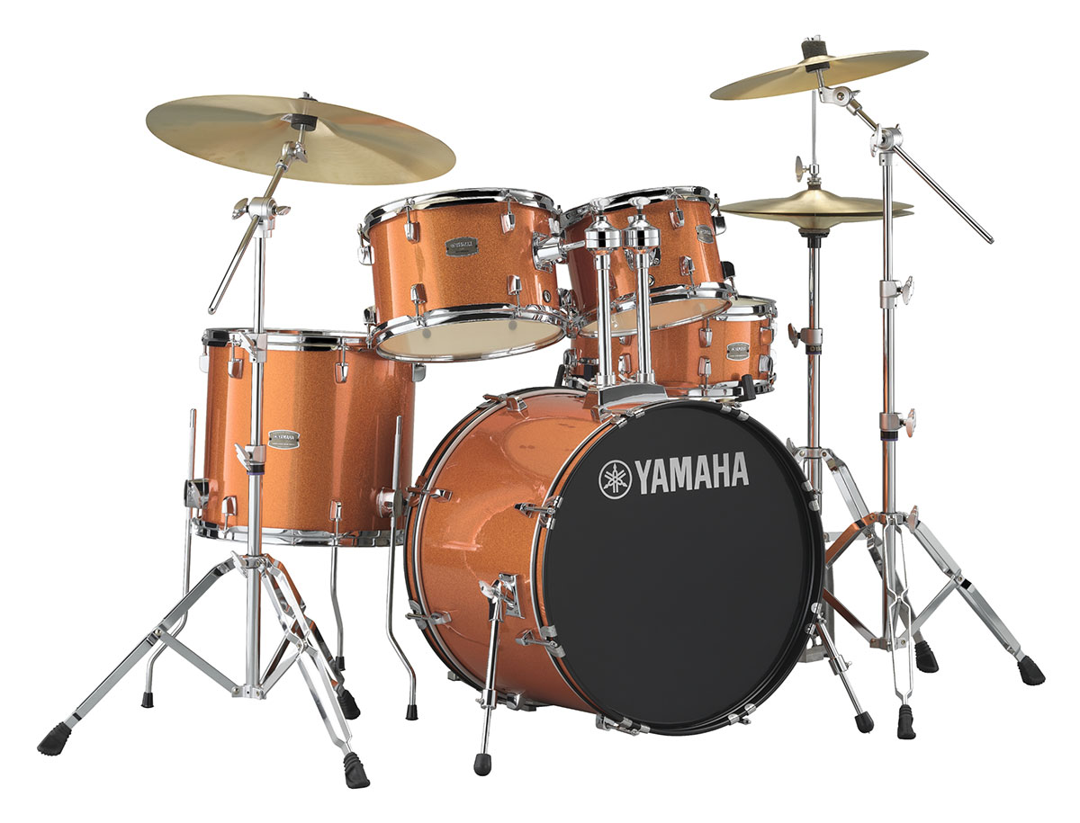 【マラソン期間中 エントリーでさらP5倍】YAMAHA RYDEEN RDP0F5STD2 ORG ドラムセット オレンジグリッター 【バスドラム20インチ仕様】 ヤマハ ライディーン｜島村楽器