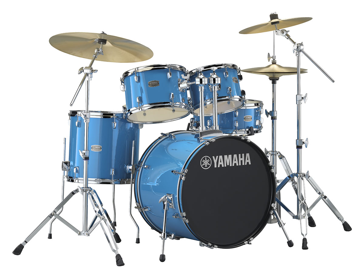 【マラソン期間中 エントリーでさらP5倍】YAMAHA RYDEEN RDP0F5STD2 SKB ドラムセット スカイブルー 【バスドラム20インチ仕様】 ヤマハ ライディーン｜島村楽器
