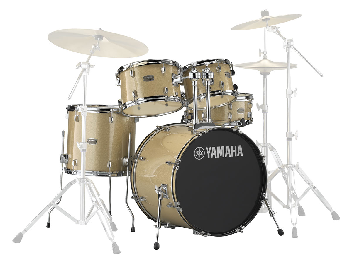 【マラソン期間中 エントリーでさらP5倍】YAMAHA RYDEEN RDP0F5 CPG ドラム シェルセット シャンパングリッター 【バスドラム20インチ仕様】 ヤマハ ライディーン｜島村楽器