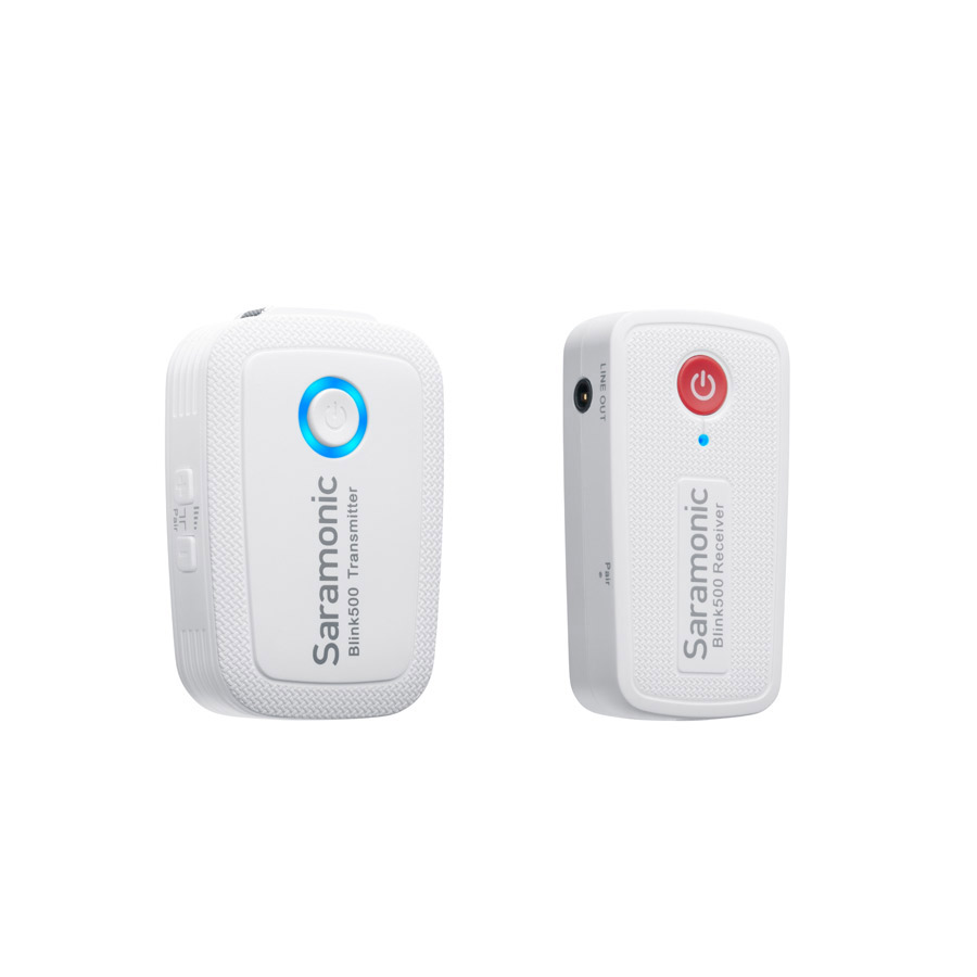 Saramonic Blink500 B1-W (ホワイト) [送信機1台・受信機1台・ラベリアマイク付属] 2.4Gワイヤレスマイクシステム ディスプレスモデル サラモニック