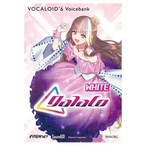 INTERNET VOCALOID6 Voicebank galaco WHITE ダウンロード版 ギャラ子 ボイスバンク CV.柴咲コウ インターネット [メール納品 代引き不可]