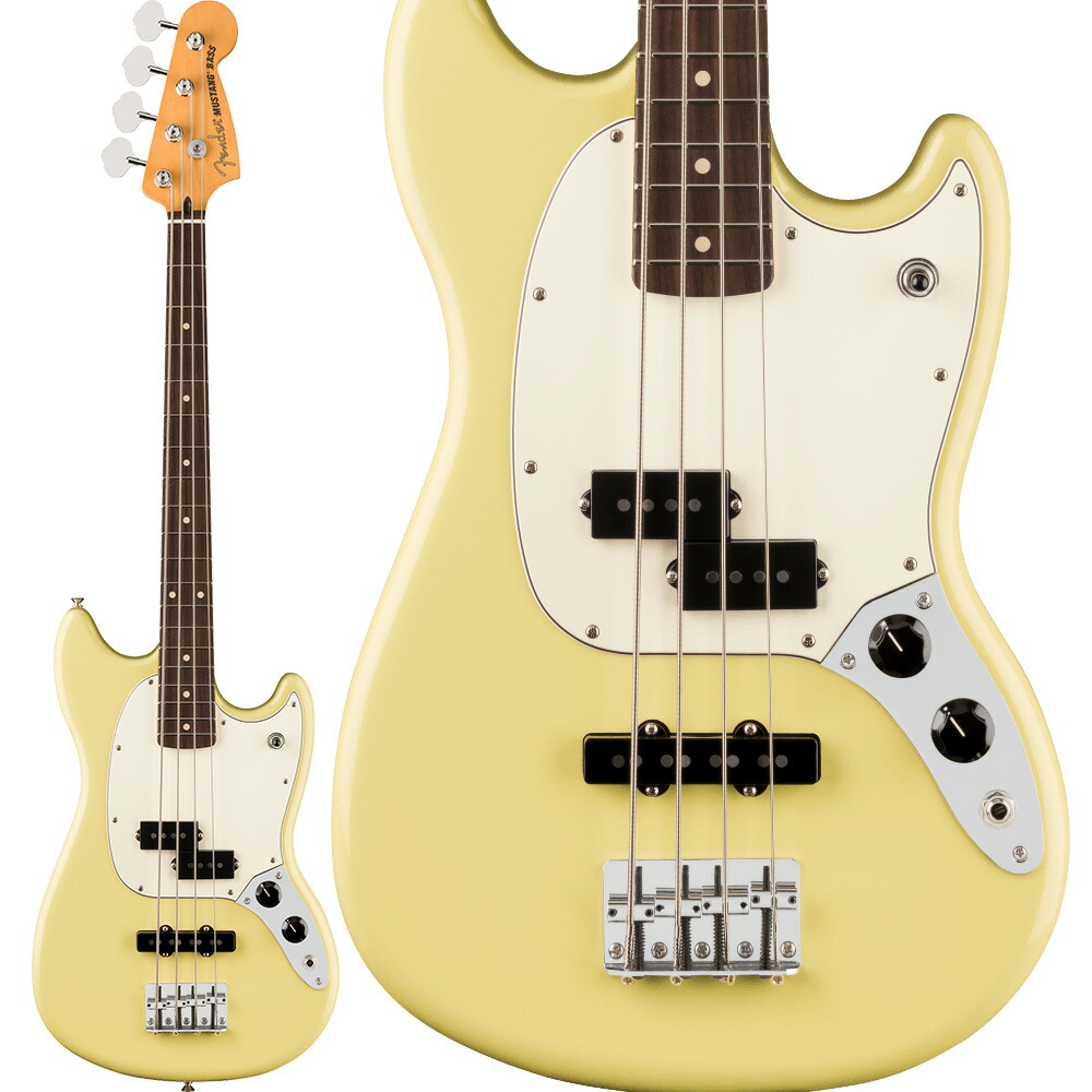 FENDER (フェンダー) / ムスタングベース 楽天市場】Fender Mexico Mustang Bass PJ -Olympic White- 新品
