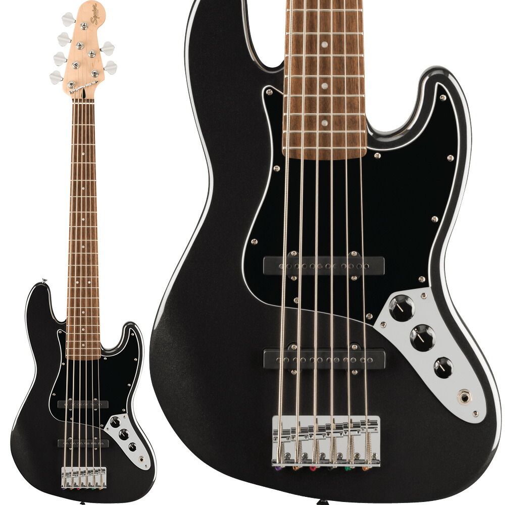 ベース Squire Affinity Jazz Bass V Squier Affinity Active Jazz Bass - Maple Fretboard, Olympic