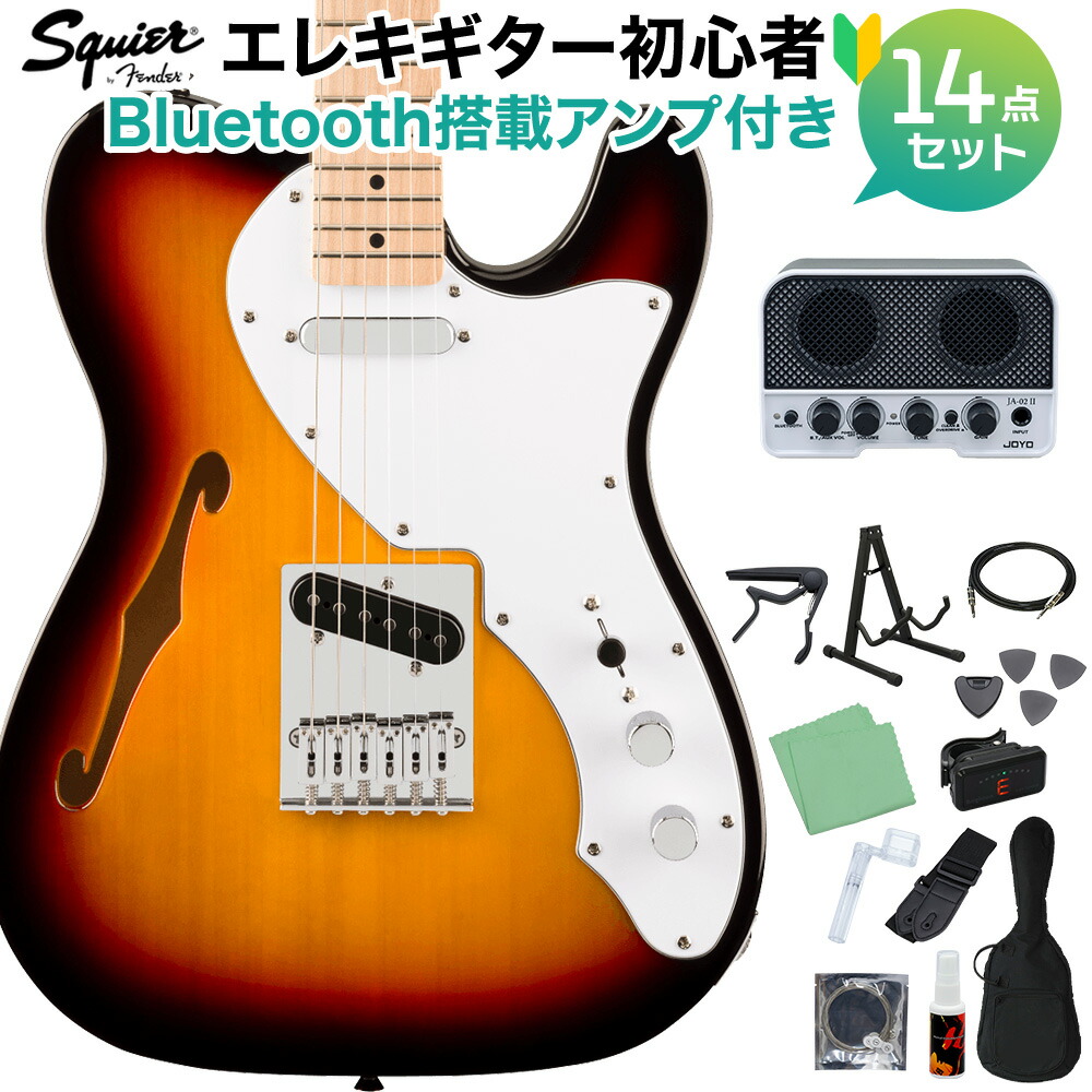 楽天市場】Squier by Fender Affinity Series Telecaster Thinline 3