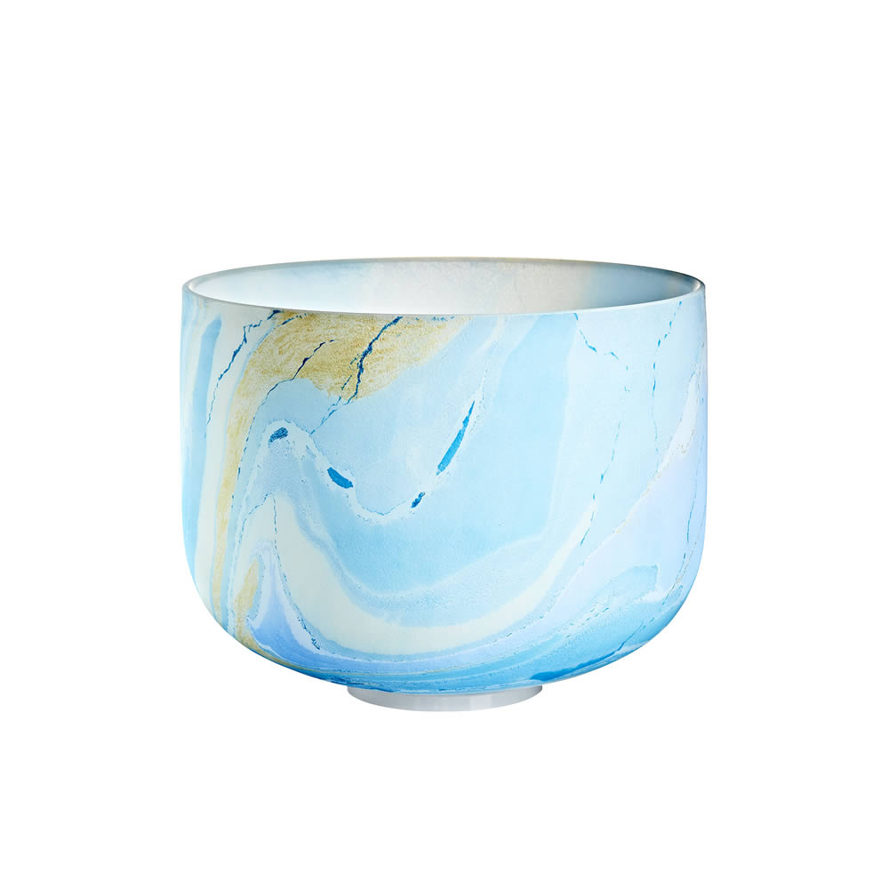 【マラソン期間中 エントリーでさらにP5倍】 MEINL Sonic Energy Marble Crystal Singing Bowls [Throat Chakra G4 432Hz] 直径25.5cm マーブル クリスタル シンギングボウル 10インチ マイネル MCSB10G ソニックエナジー