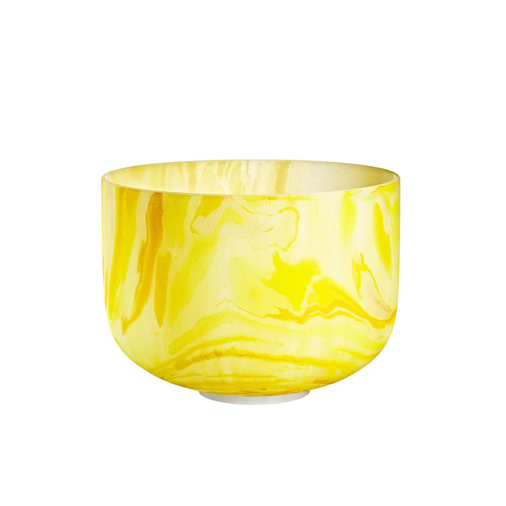 【マラソン期間中 エントリーでさらにP5倍】 MEINL Sonic Energy Marble Crystal Singing Bowls [Solarplexus Chakra E4 432Hz] 直径25.5cm マーブル クリスタル シンギングボウル 10インチ マイネル MCSB10E ソニックエナジー