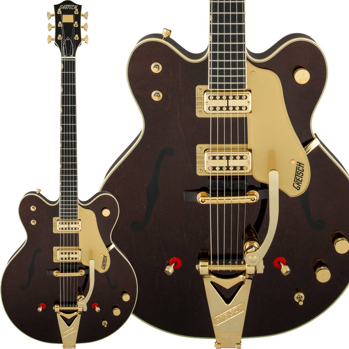 GRETSCH G6122T-62 Walnut Stain フルアコギター グレッチ