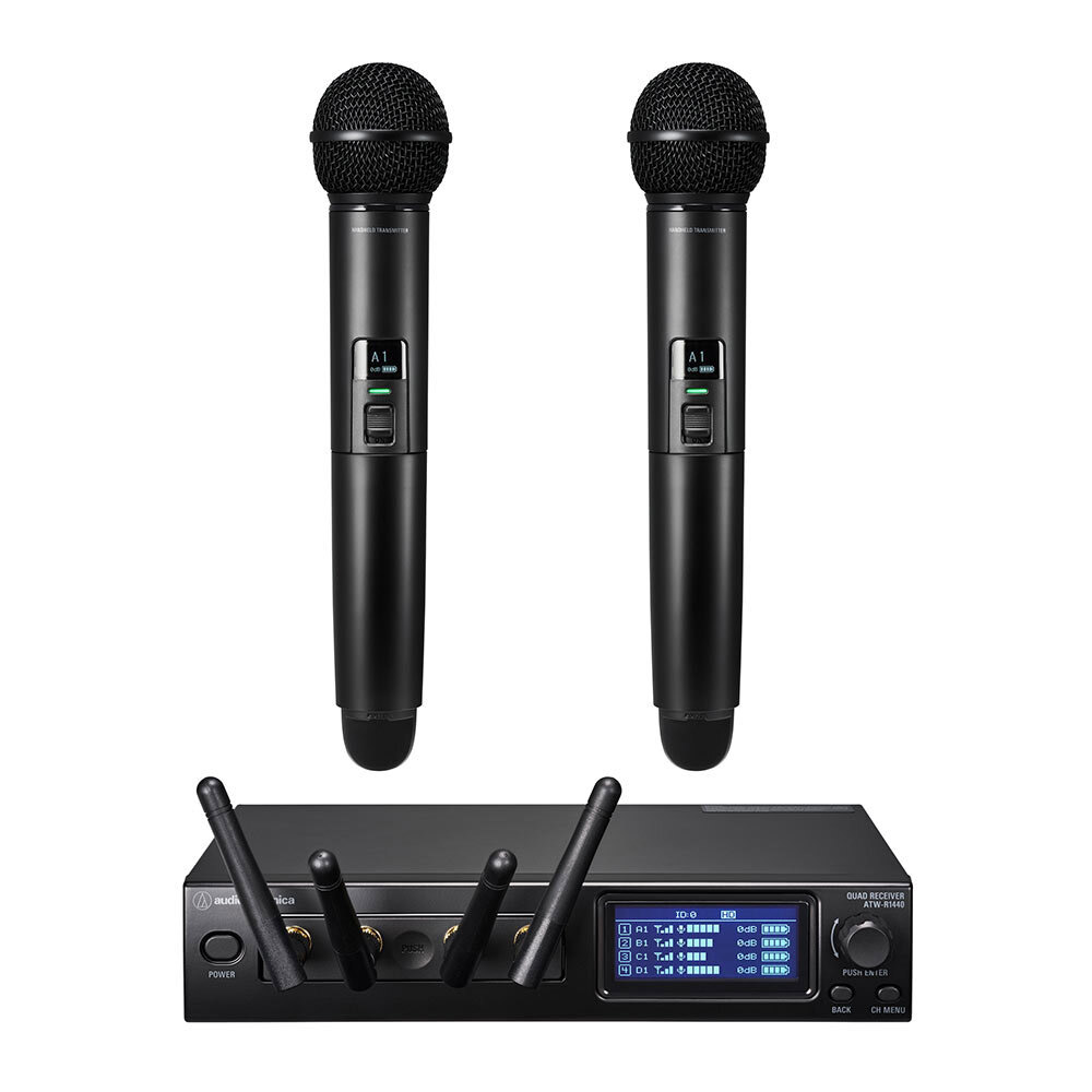 audio-technica ATW-1422 2chハンドヘルドシステム ワイヤレスシステム オーディオテクニカ