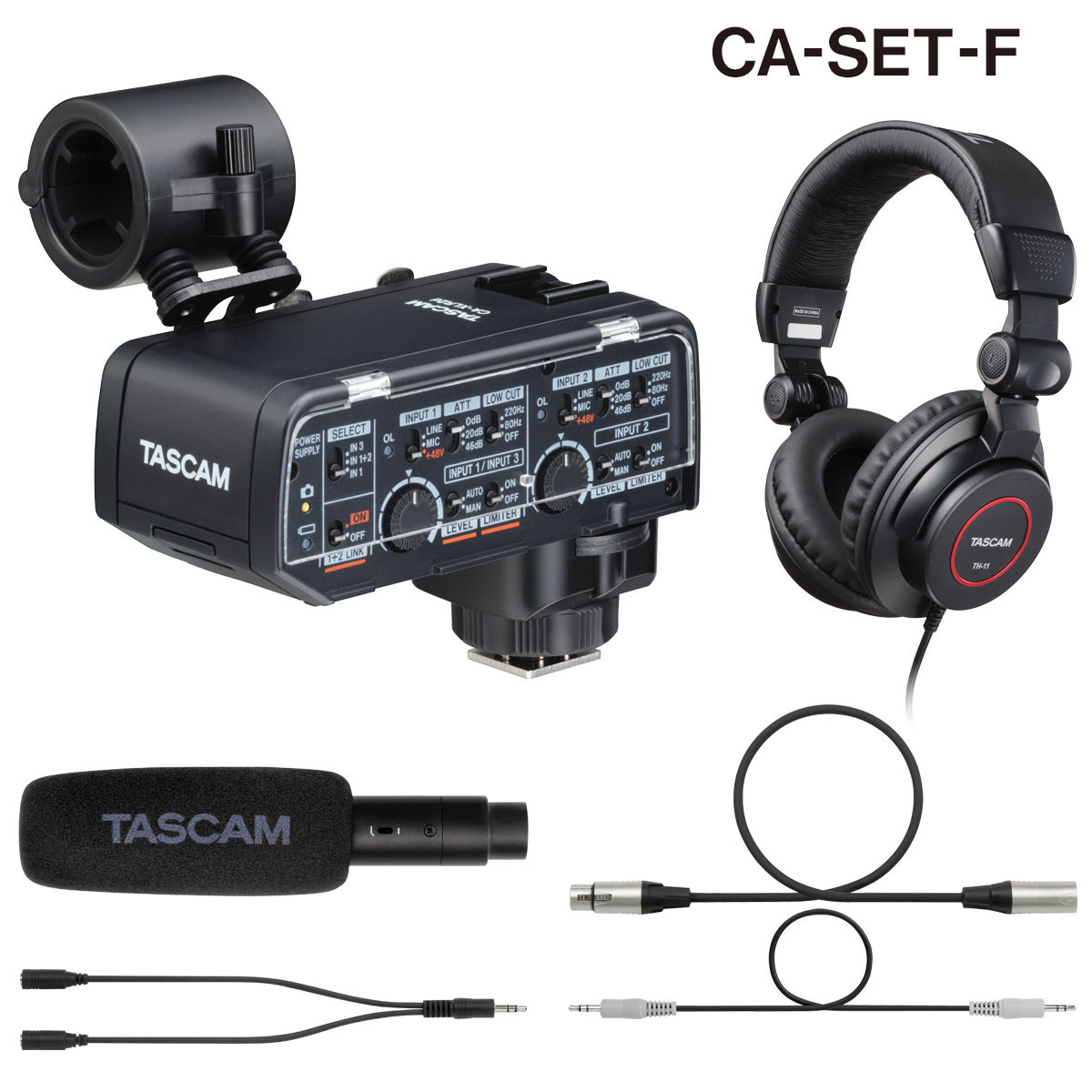 TASCAM CA-SET-F CA-XLR2ｄ-F スターターセット 富士フイルム製カメラ用 タスカム