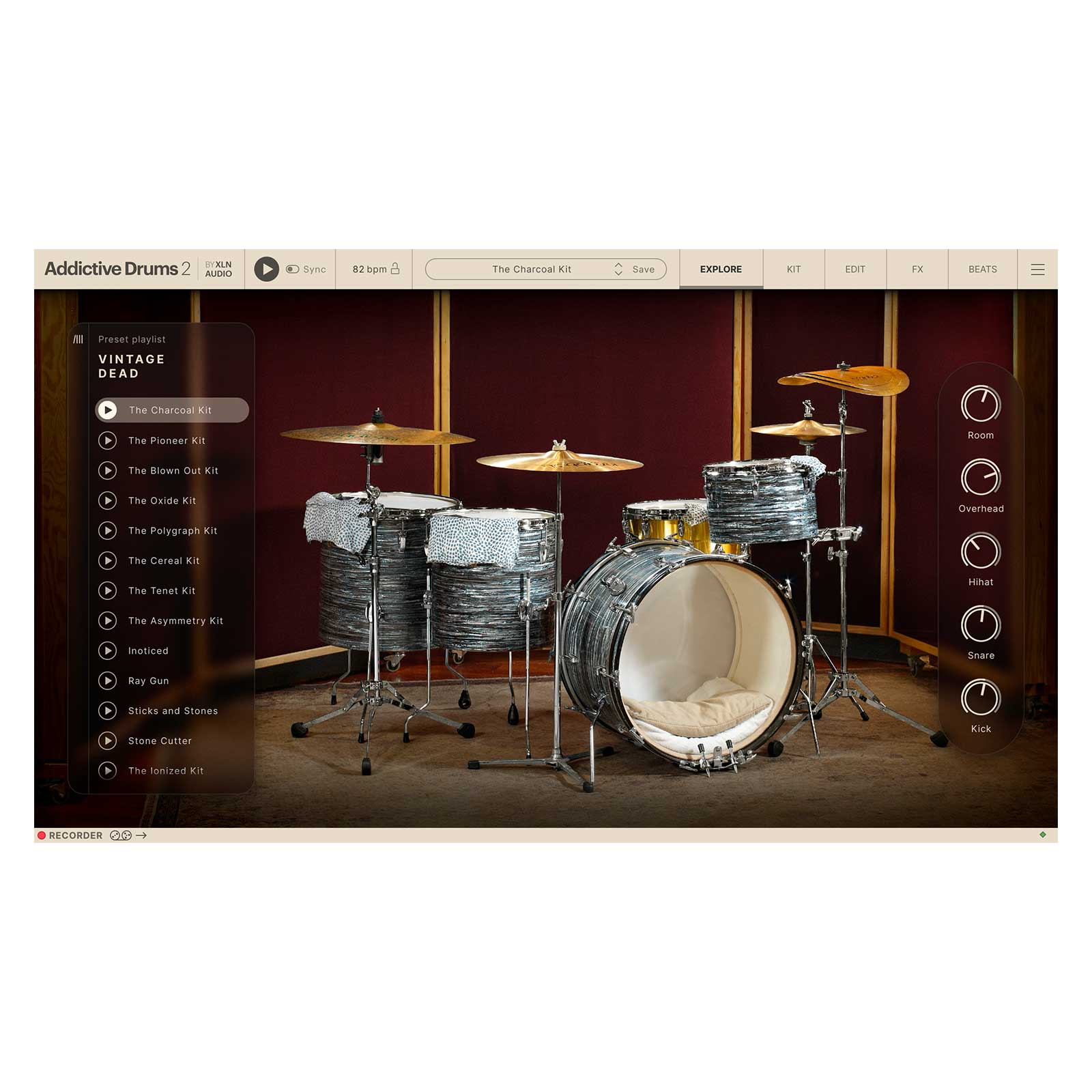XLN Audio Addictive Drums2 Vintage Dead Adpak XLNオーディオ [メール納品 代引き不可]