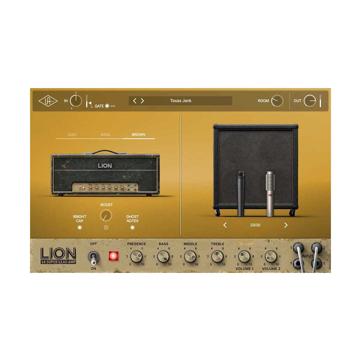 UNIVERSAL AUDIO UAD Lion '68 Super Lead Amp プラグインソフト ユニバーサルオーディオ [メール納品 代引き不可]
