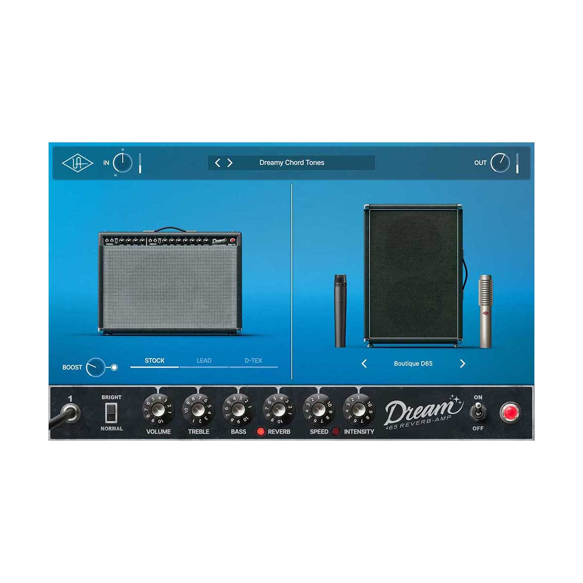 UNIVERSAL AUDIO UAD Dream '65 Reverb Amplifier プラグインソフト ユニバーサルオーディオ [メール納品 代引き不可]