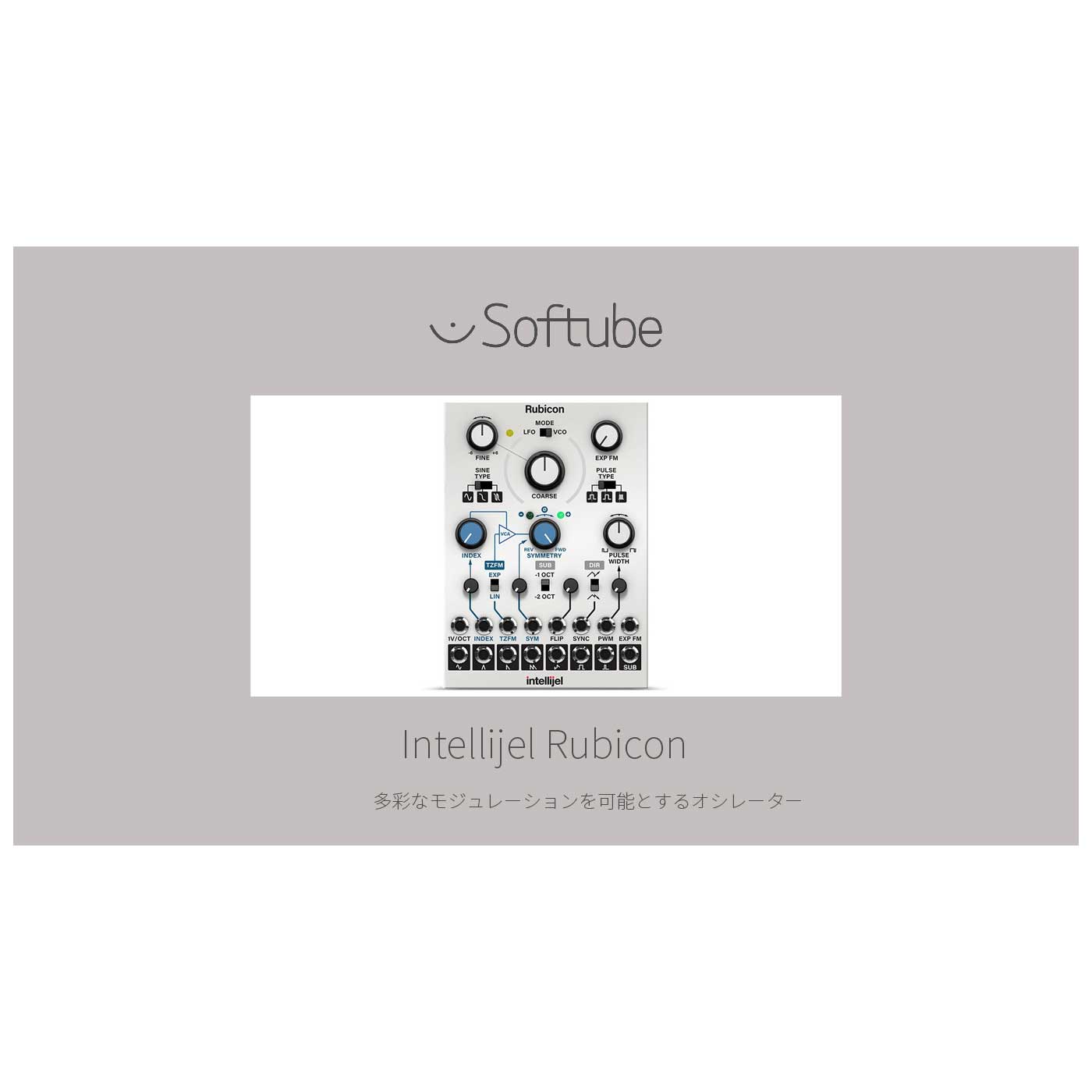 Softube Intellijel Rubicon プラグインソフト ソフチューブ [メール納品 代引き不可]