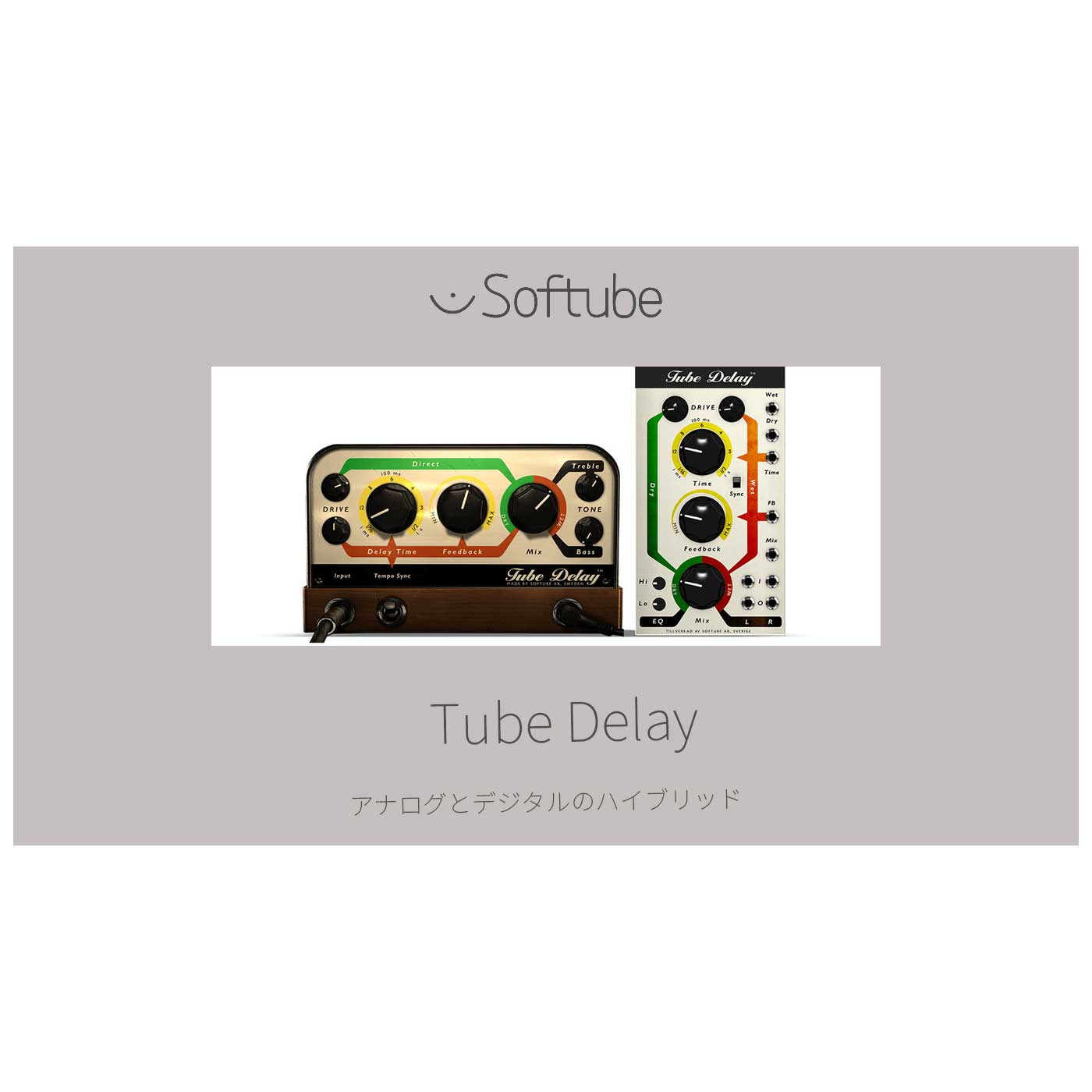 【マラソン期間中 エントリーでさらP5倍】Softube Tube Delay プラグインソフト ソフチューブ [メール納品 代引き不可]｜島村楽器
