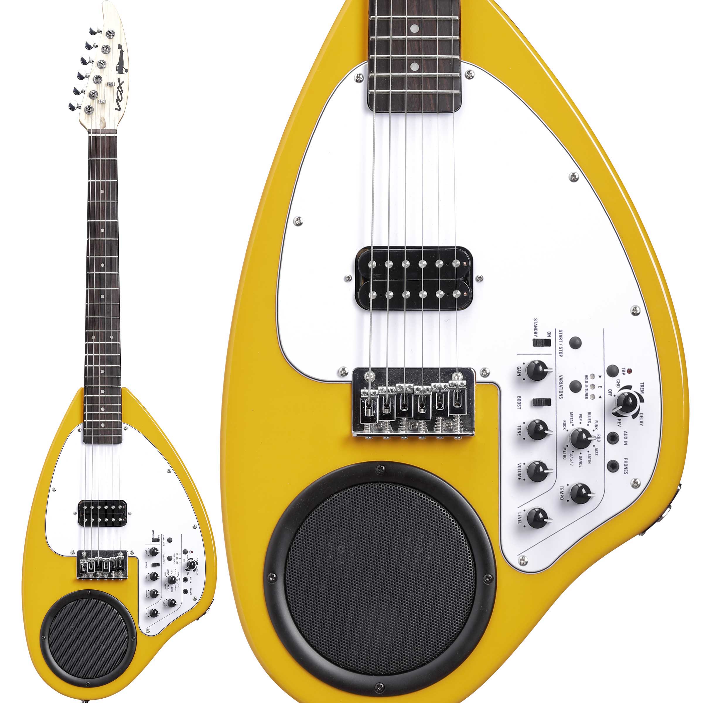 VOX APC-1 OR (オレンジ) スピーカー内蔵ミニギター エレキギター リズム機能 エフェクター搭載 ケース / ストラップ付属 ボックス