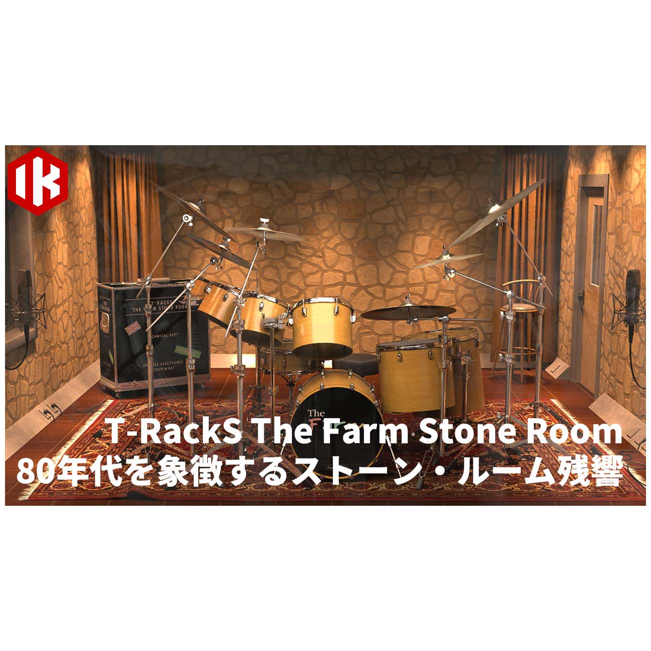 IK Multimedia T-RackS The Farm Stone Room プラグイン IKマルチメディア [メール納品 代引き不可]画像