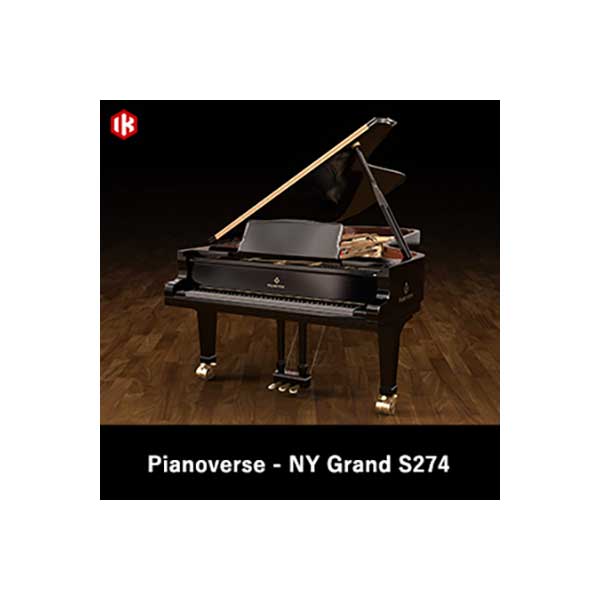 【マラソン期間中 エントリーでさらにP5倍】 IK Multimedia Pianoverse NY Grand S274 プラグイン IKマルチメディア [メール納品 代引き不可]