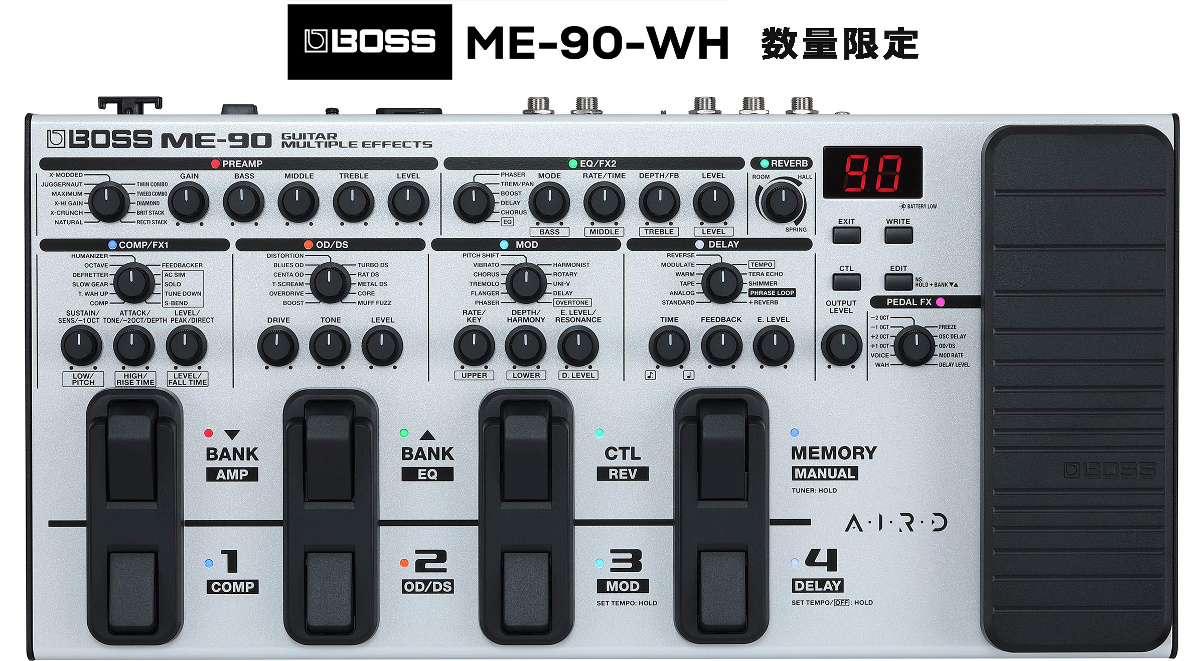 楽天市場】【数量限定!トートバッグプレゼント】 BOSS ME-90 +