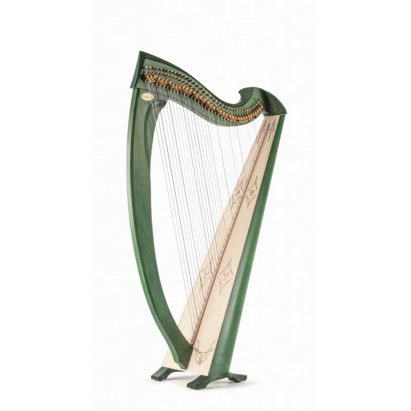 【最終値下げ】美品　レバー　ハープ　salvi サルヴィ 34 調整済み Salvi HARPS MIA ミア (ナチュラル) BioCarbon 34弦