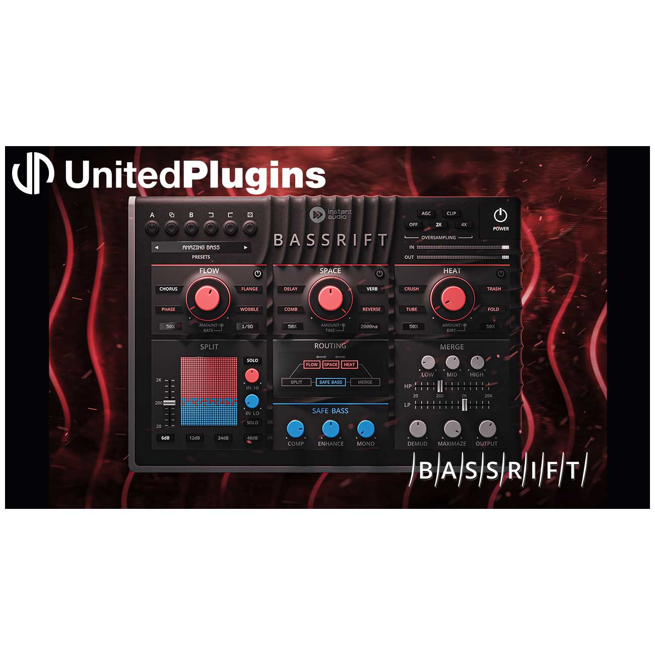 【マラソン期間中 エントリーでさらP5倍】UnitedPlugins BassRift ユナイテッドプラグイン[メール納品 代引き不可]｜島村楽器