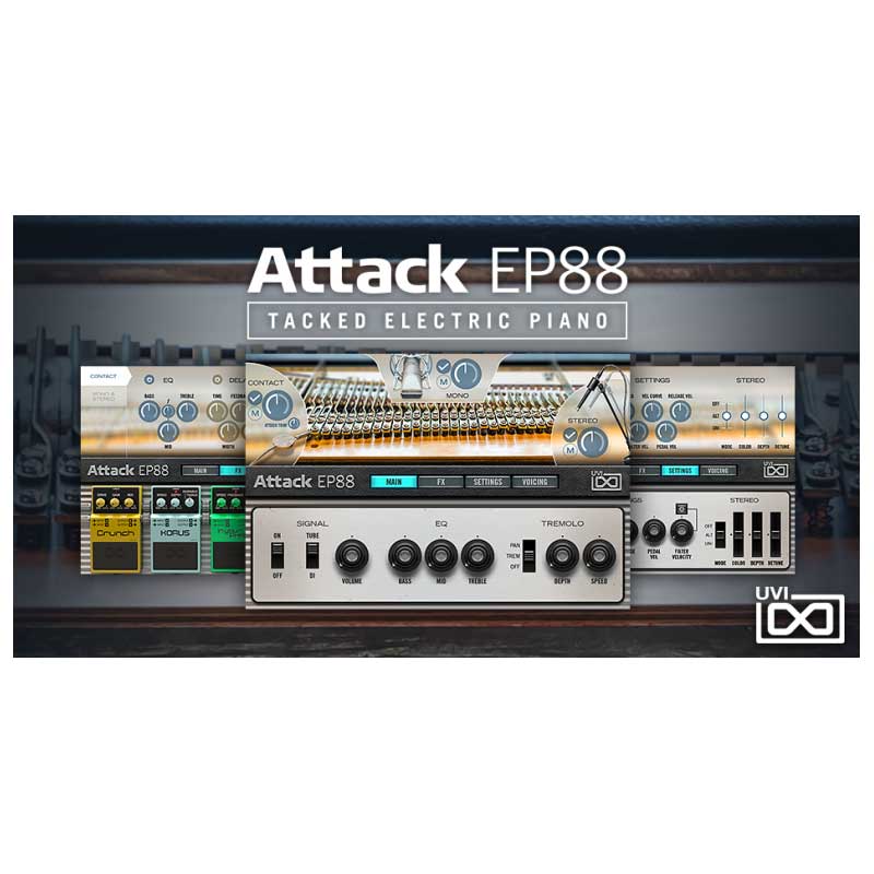 【マラソン期間中 エントリーでさらP5倍】UVI Attack EP88 ソフト音源 [メール納品 代引き不可]｜島村楽器
