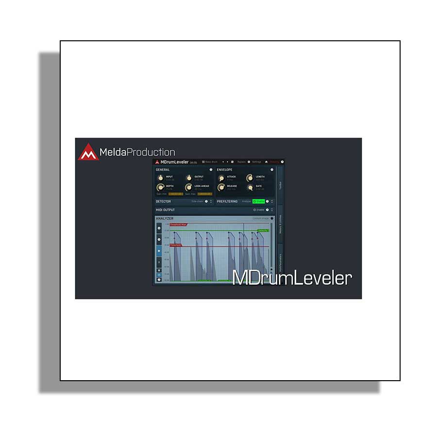 【マラソン期間中 エントリーでさらP5倍】Melda Production M Drum Leveler メルダプロダクション [メール納品 代引き不可]｜島村楽器