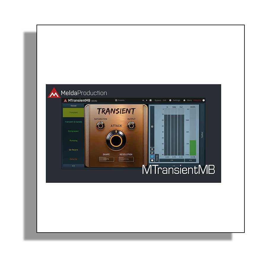 【マラソン期間中 エントリーでさらP5倍】Melda Production M Transient MB メルダプロダクション [メール納品 代引き不可]｜島村楽器