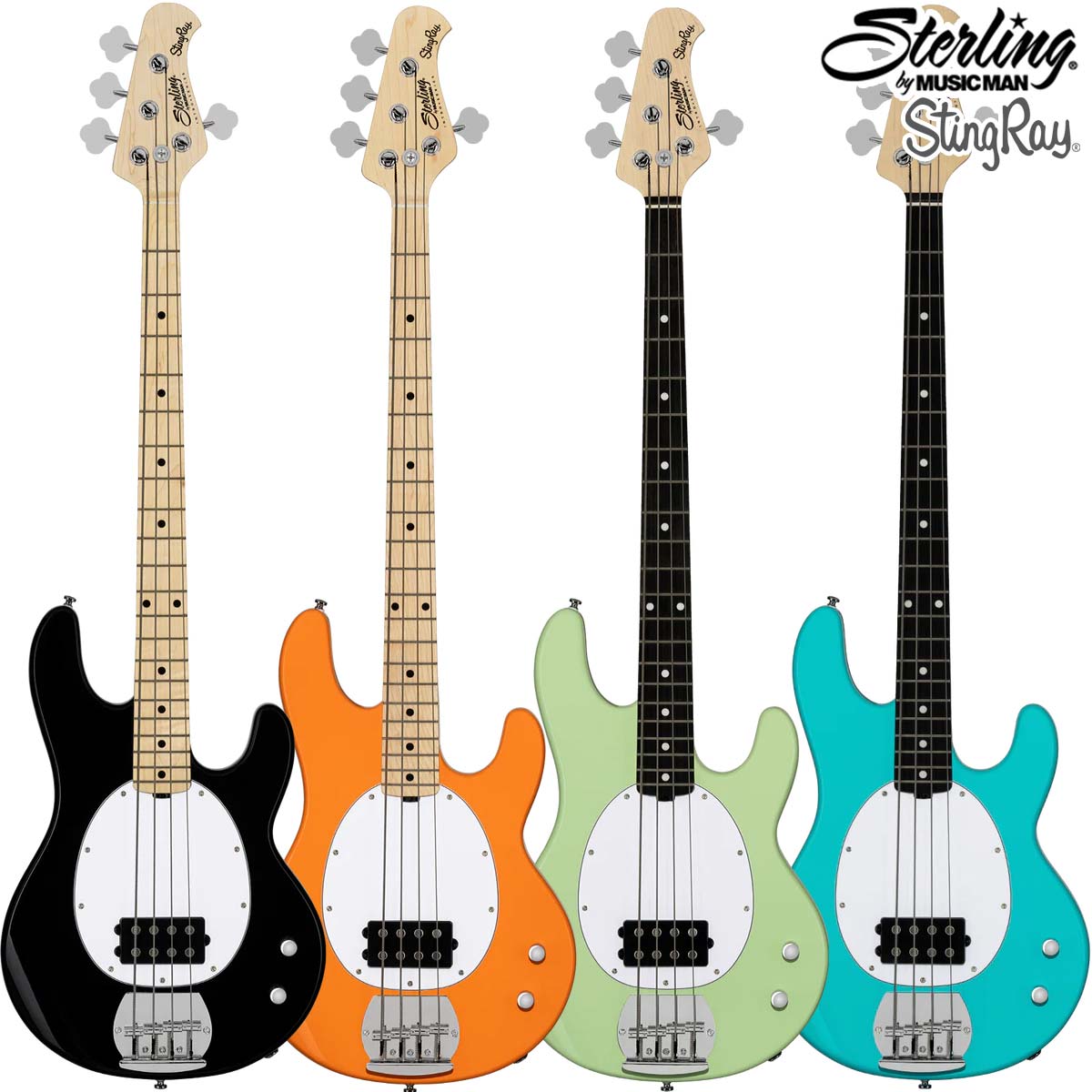 Sterlingエレキベース クリーム ギグバッグ付き Sterlingエレキベース クリーム ギグバッグ付き