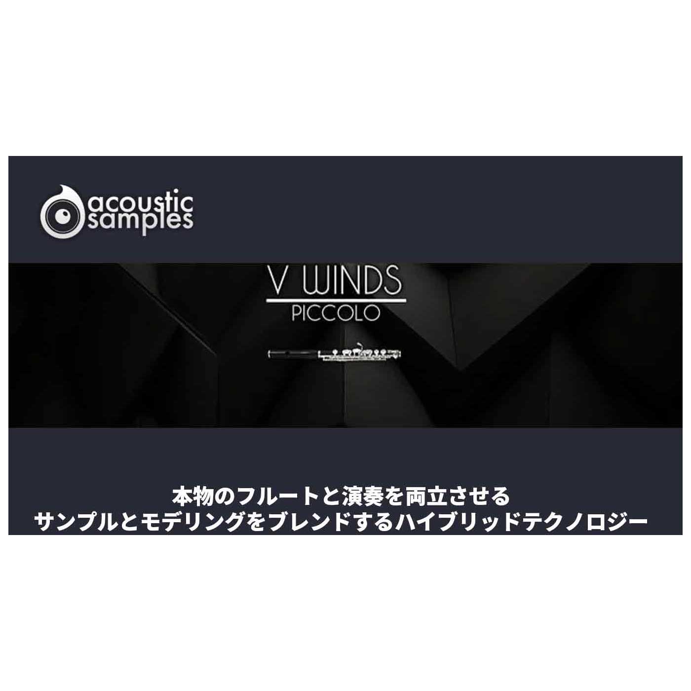 Acoustic Samples VWinds Piccolo ソフト音源 ピッコロ音源 アコースティックサンプル[メール納品 代引き不可]