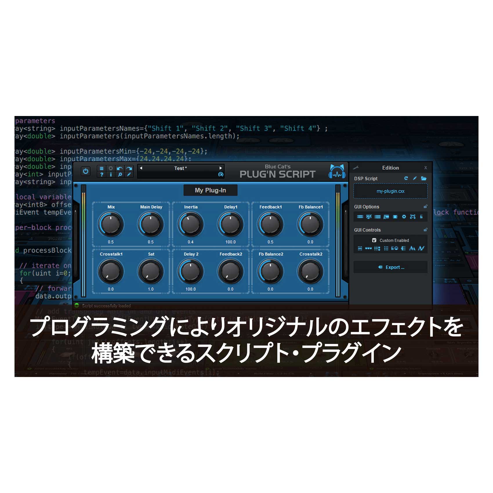 【マラソン期間中 エントリーでさらにP5倍】 Blue Cat Audio Blue Cat's Plug'n Script V3 ブルーキャットオーディオ[メール納品 代引き不可]