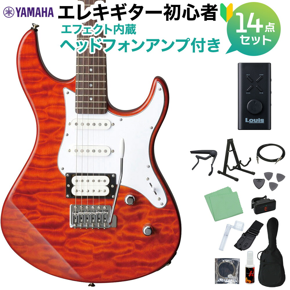 【マラソン期間中 エントリーでさらP5倍】YAMAHA PACIFICA212VQM CMB 初心者14点セット 【ヘッドホンアンプ付き】 キャラメルブラウン ヤマハ パシフィカ【WEBSHOP限定】|島村楽器
