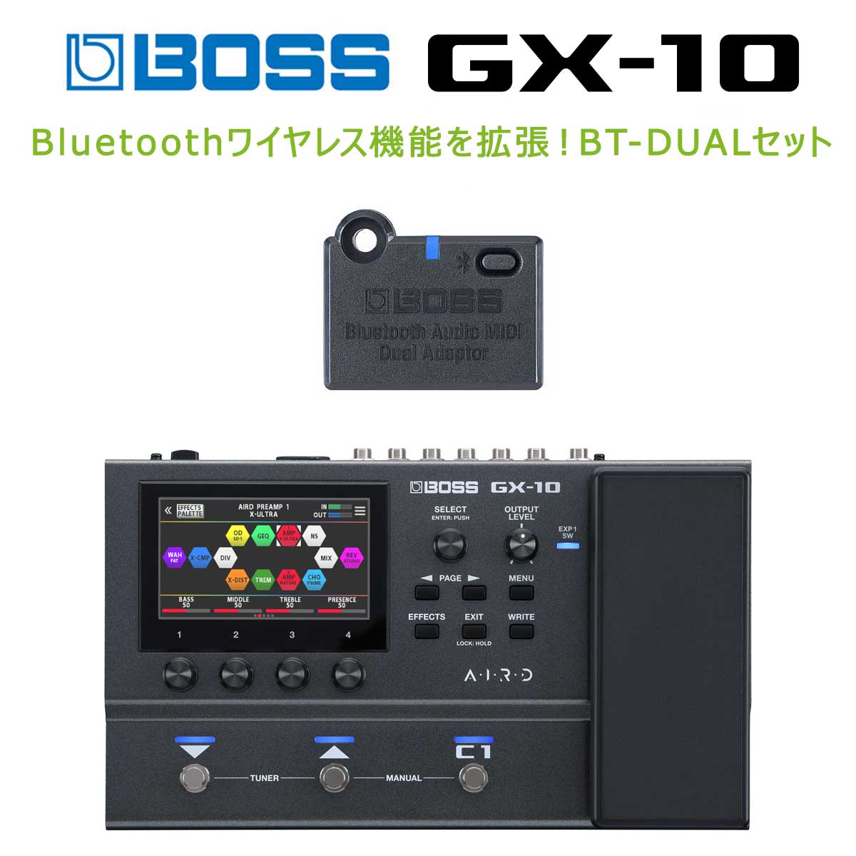 楽天市場】BOSS GX-10 ボス エレキギター用 マルチエフェクター