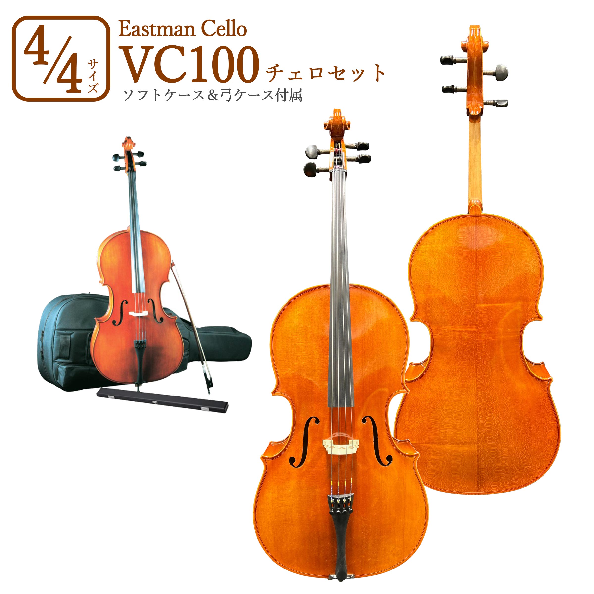Eastman VC100 [4/4サイズ] 分数チェロセット イーストマン 163,350円