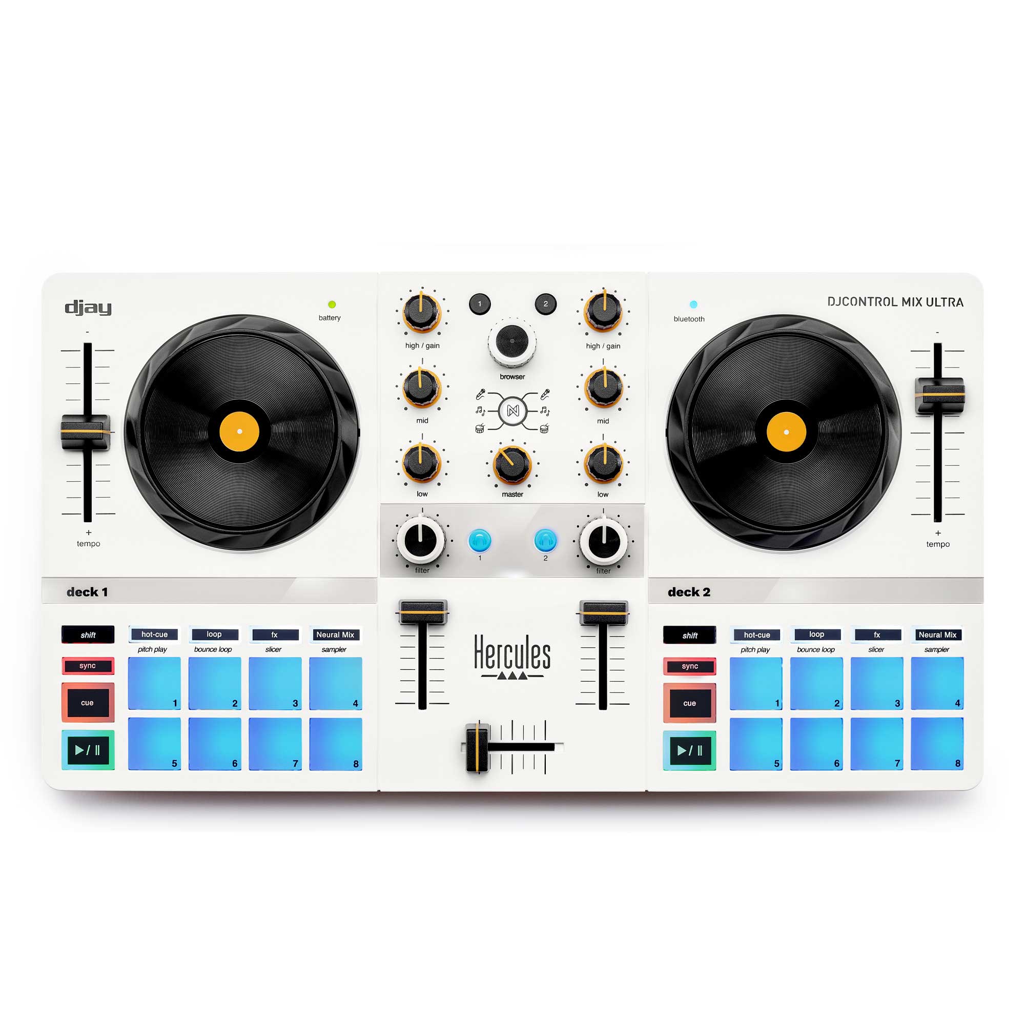 DJ機材 Hercules DJControl Mix 楽天市場】Hercules DJ DJControl Mix Ultra : MUSICLAND KEY -楽器-