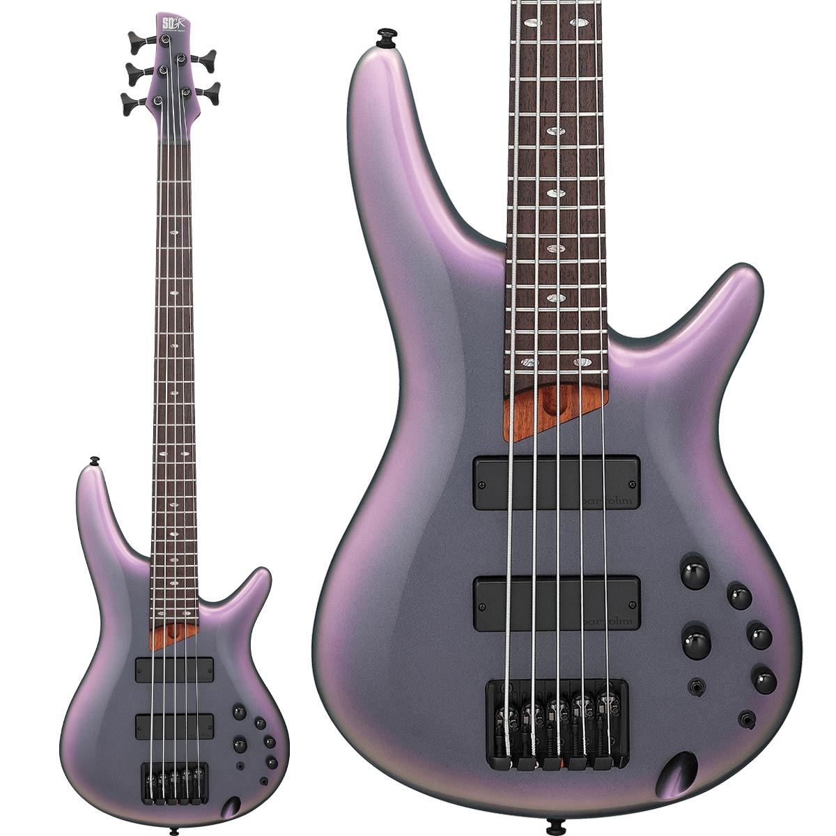 楽天市場】Ibanez SR305E MGB 5弦 エレキベース Midnight Gray Burst