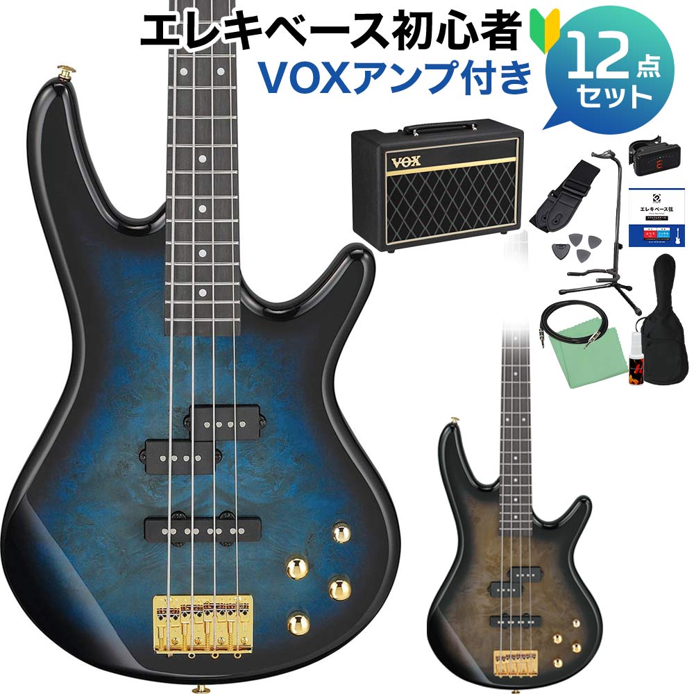 Ibanez gio エレキベース Gio Ibanez GSR280QA ベース 初心者12点セット 【ヘッドホンアンプ付