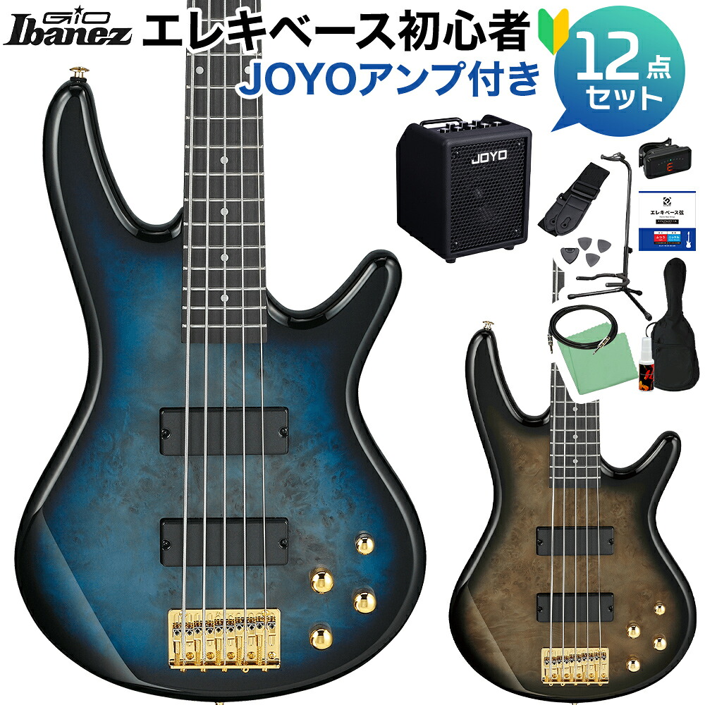 【マラソン期間中 エントリーでさらにP5倍】 Gio Ibanez GSR205PC 5弦ベース初心者12点セット 【VOXアンプ付】 エレキベース 初心者向け ジオ アイバニーズ