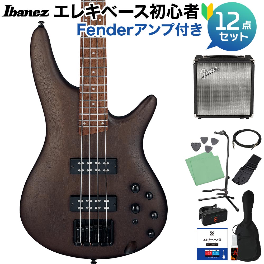 Ibanez エレキベース＆ベースアンプ⭐︎Ibanezケース、ピック、クロス付き Ibanez エレキベース＆ベースアンプ⭐︎Ibanezケース、ピック、クロス