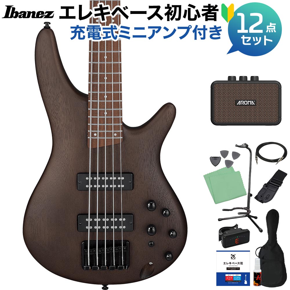 楽天市場】Ibanez GSR205B WNF 5弦ベース 初心者12点セット 【充電式