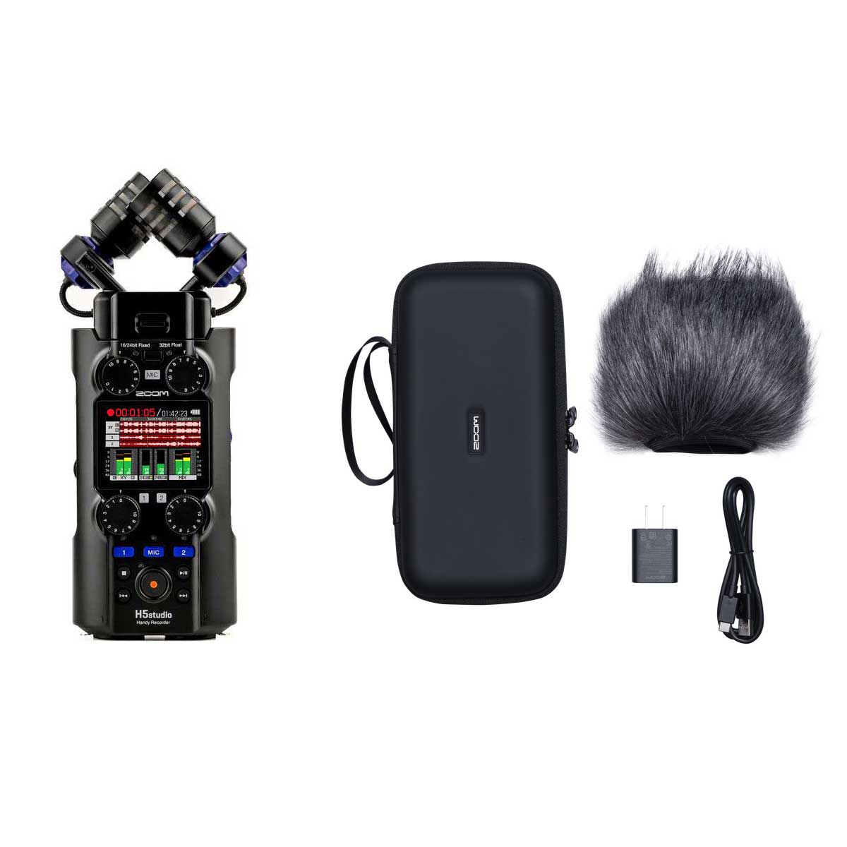 ZOOM H5 studio + 専用アクセサリパッケージセット ハンディレコーダー ズーム H5studio