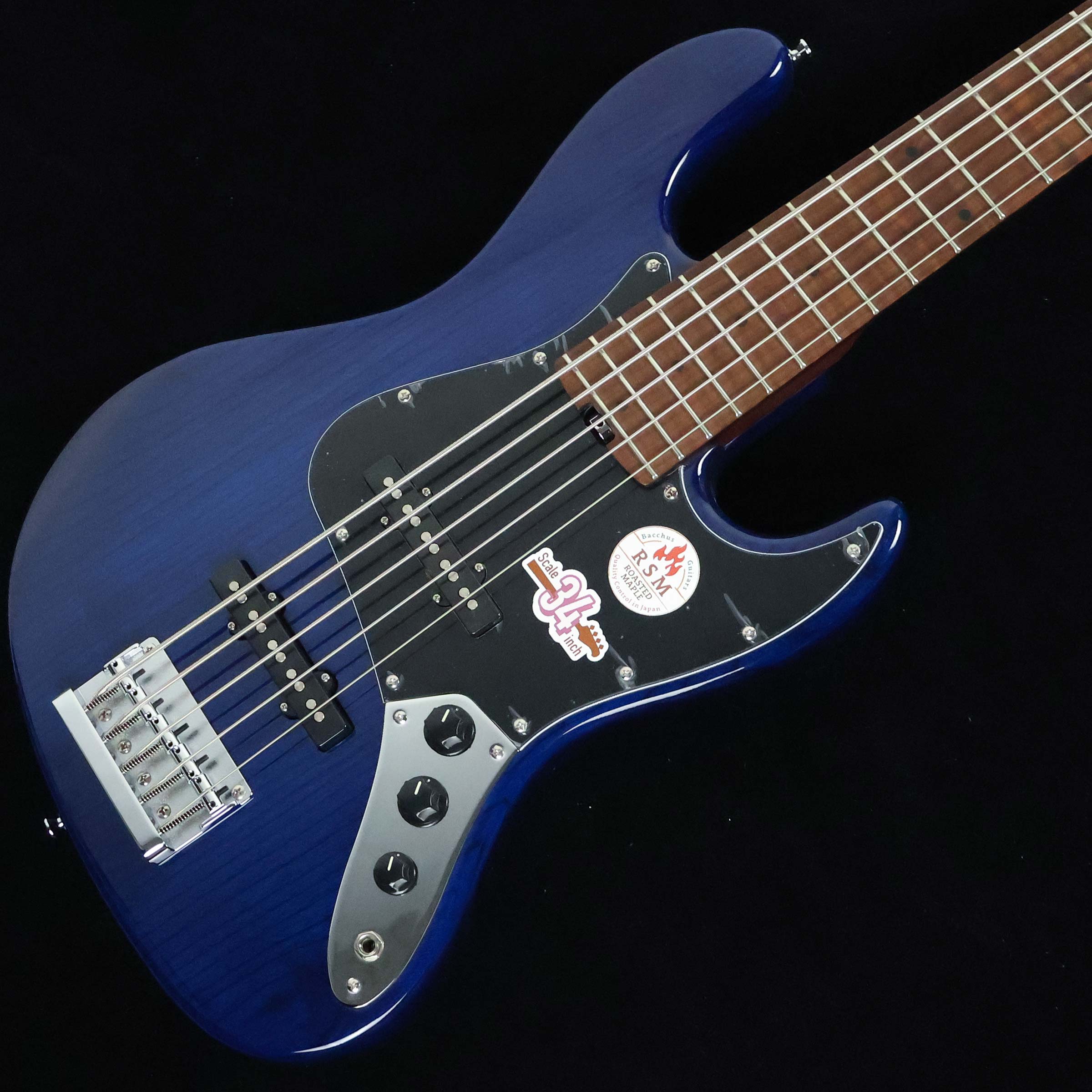【マラソン期間中 エントリーでさらP5倍】Bacchus WL5-ASH/RSM See Through Blue S/N:GI14943 【5弦】 バッカス 【未展示品】|島村楽器