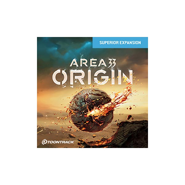 TOONTRACK SDX - AREA 33 ORIGIN SDX拡張音源 トゥーントラック C2679[メール納品 代引き不可]